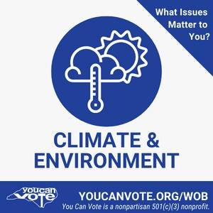 Every day is Earth Day 🌍 Let's cherish, protect, and celebrate our beautiful planet today and every day! Access our online WOB guide at youcanvote.org/wob and discover what elected offices on your ballot make policies that affect Earth's climate and