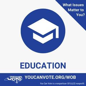 On April 23, 1635, the first U.S. public school was founded in Boston, MA. Since then, public schools have been recognized for making education accessible and affordable. Visit youcanvote.org/wob to see what offices on your ballot influence and set e