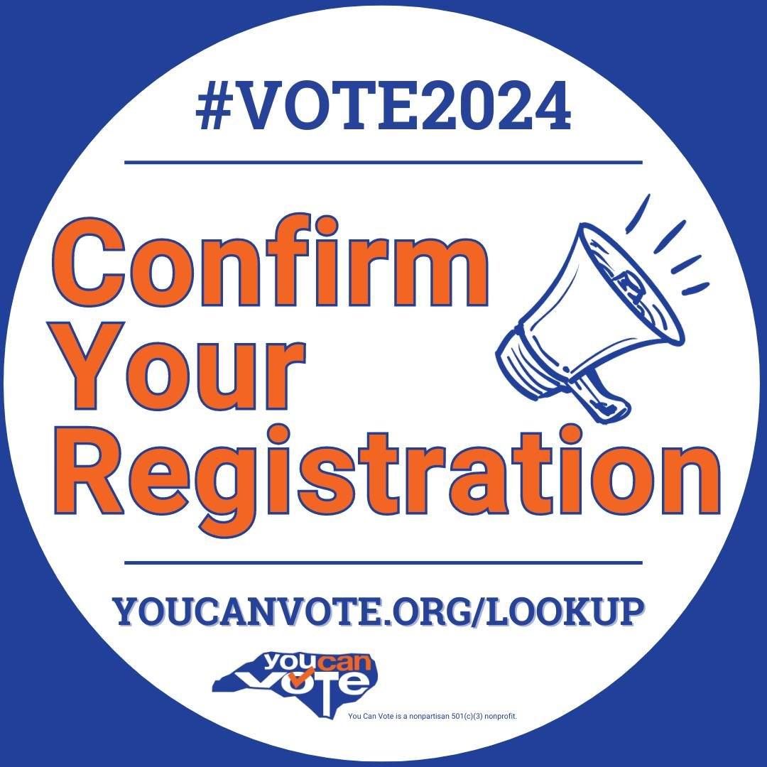 YCV is here to get you prepared and ready for upcoming elections! Make sure you're registered at the correct address by visiting youcanvote.org/lookup. (link in bio)