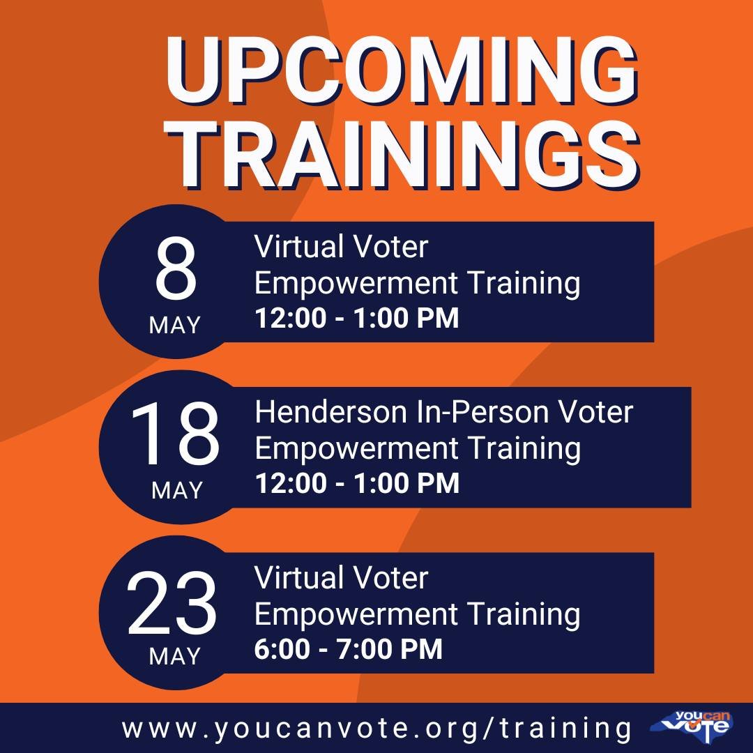Join us in empowering voters to #Vote2024! Sign up for a Virtual Voter Empowerment Training at youcanvote.org/volunteer to help educate and register more NC voters. (link in bio)