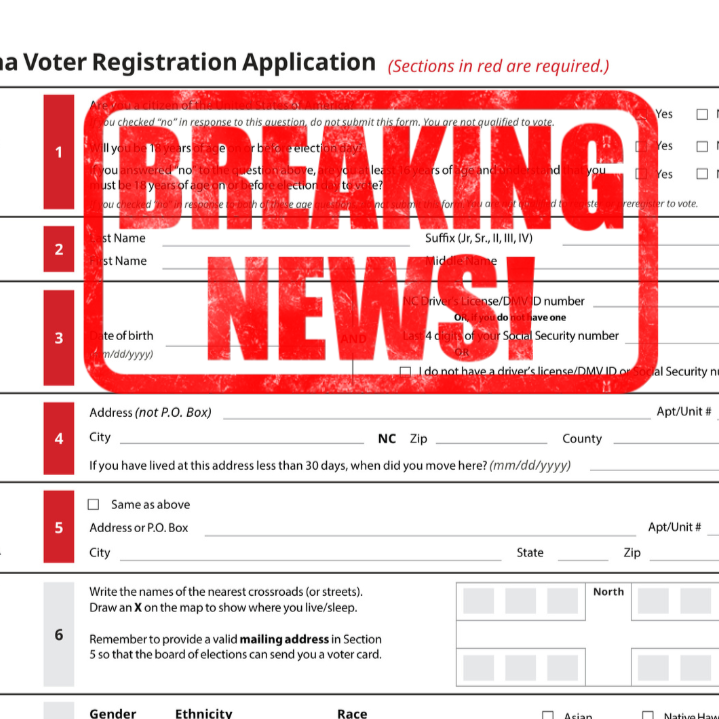 Op-Ed: Restricting registration forms punishes NC voters