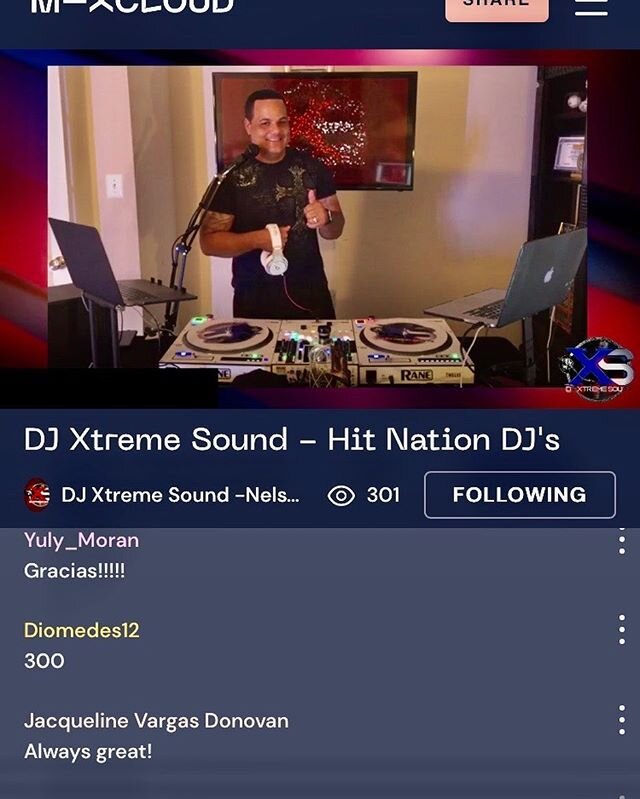 Another great night-Xtreme Friday&rsquo;s via Mixcloud, only a few hours tonight but we will be back next Friday.  Thank you for all that came and rocked out with me.  #partywithxtreme #xtremesolutions #hitnationdjs