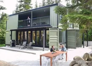 House made from shipping containers