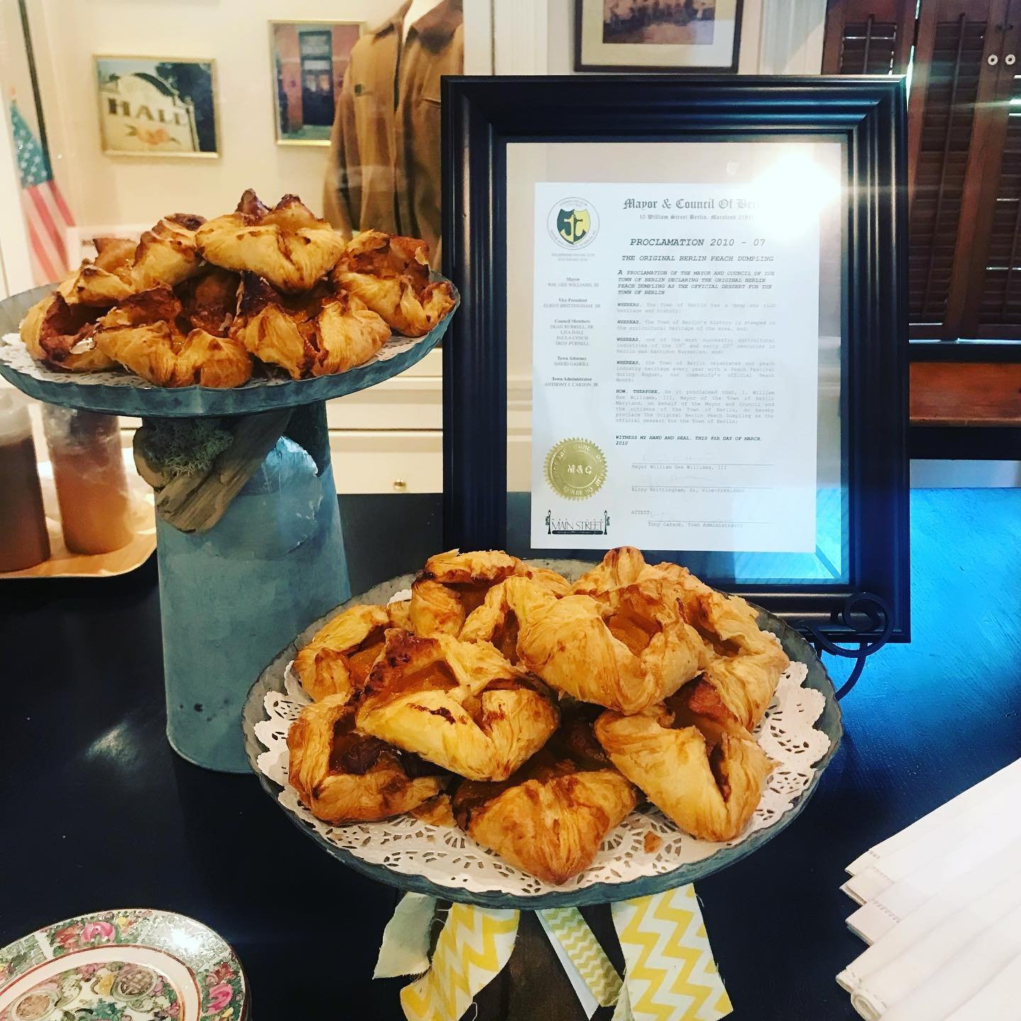 The Official Dessert of Berlin, MD - The Peach Dumpling