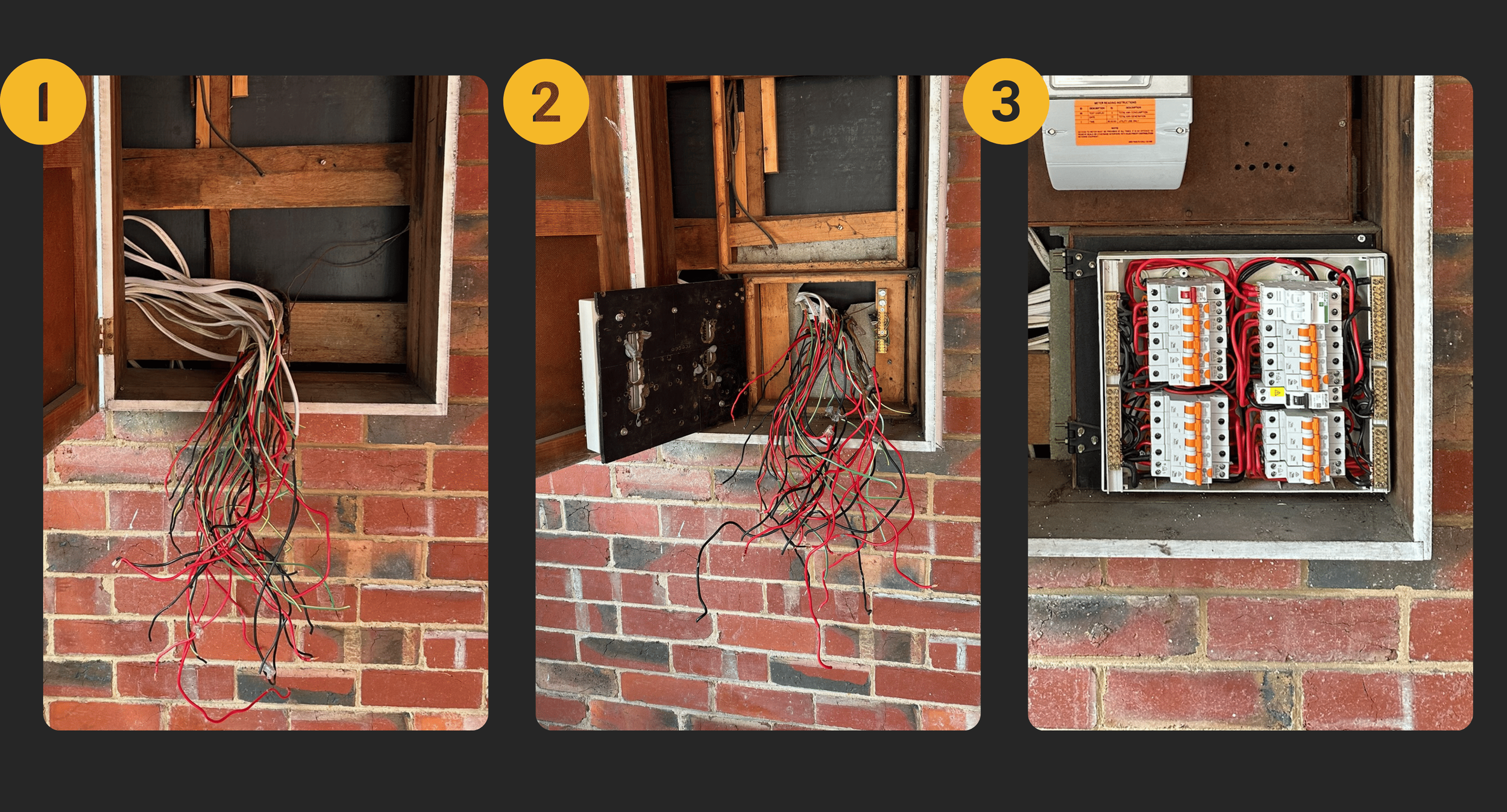 three phase upgrade in residential home - step by step