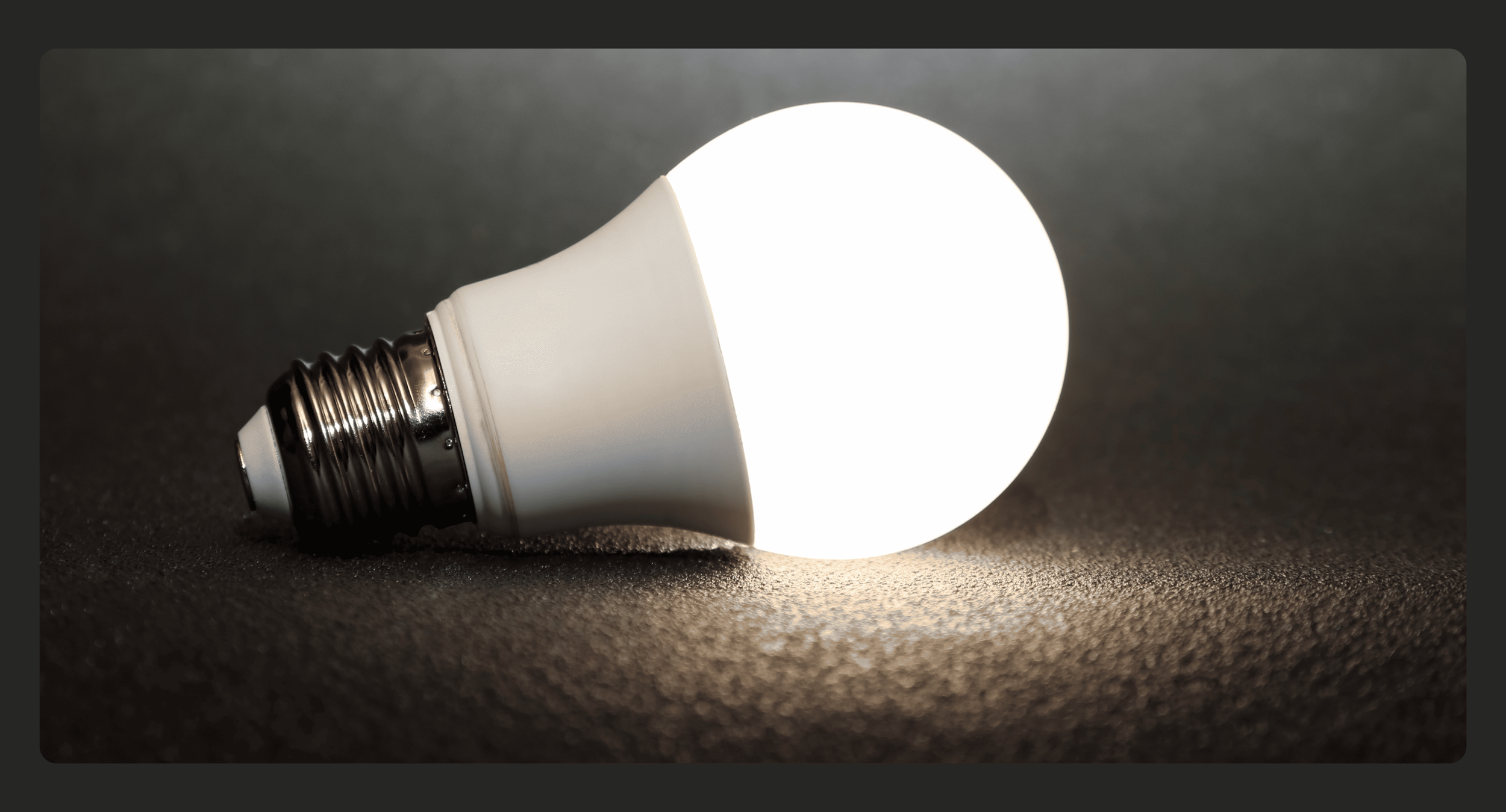 light bulb lit up in Melbourne Home