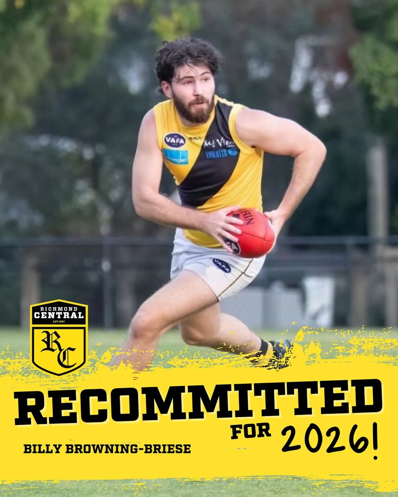 Billy’s locked in. 
The 2025 Senior Captain made the move up forward this year and immediately made an impact on the scoreboard.
He’s recommitted for 2026, so let’s get behind him in that push for September. 🐍