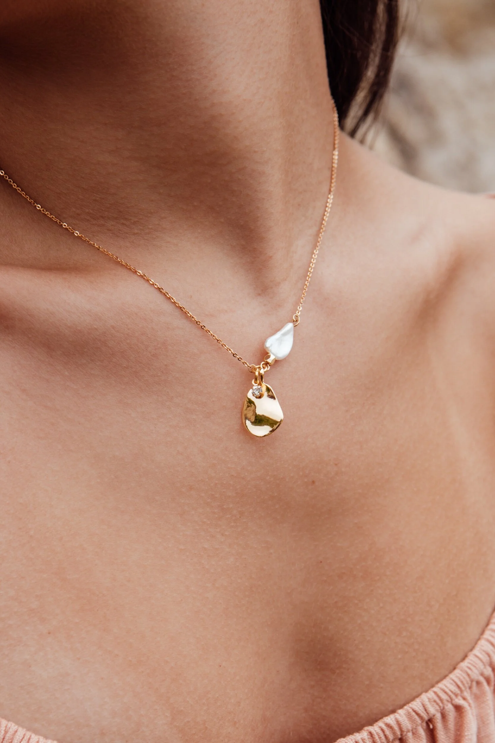 Cubic zirconia Melis necklace