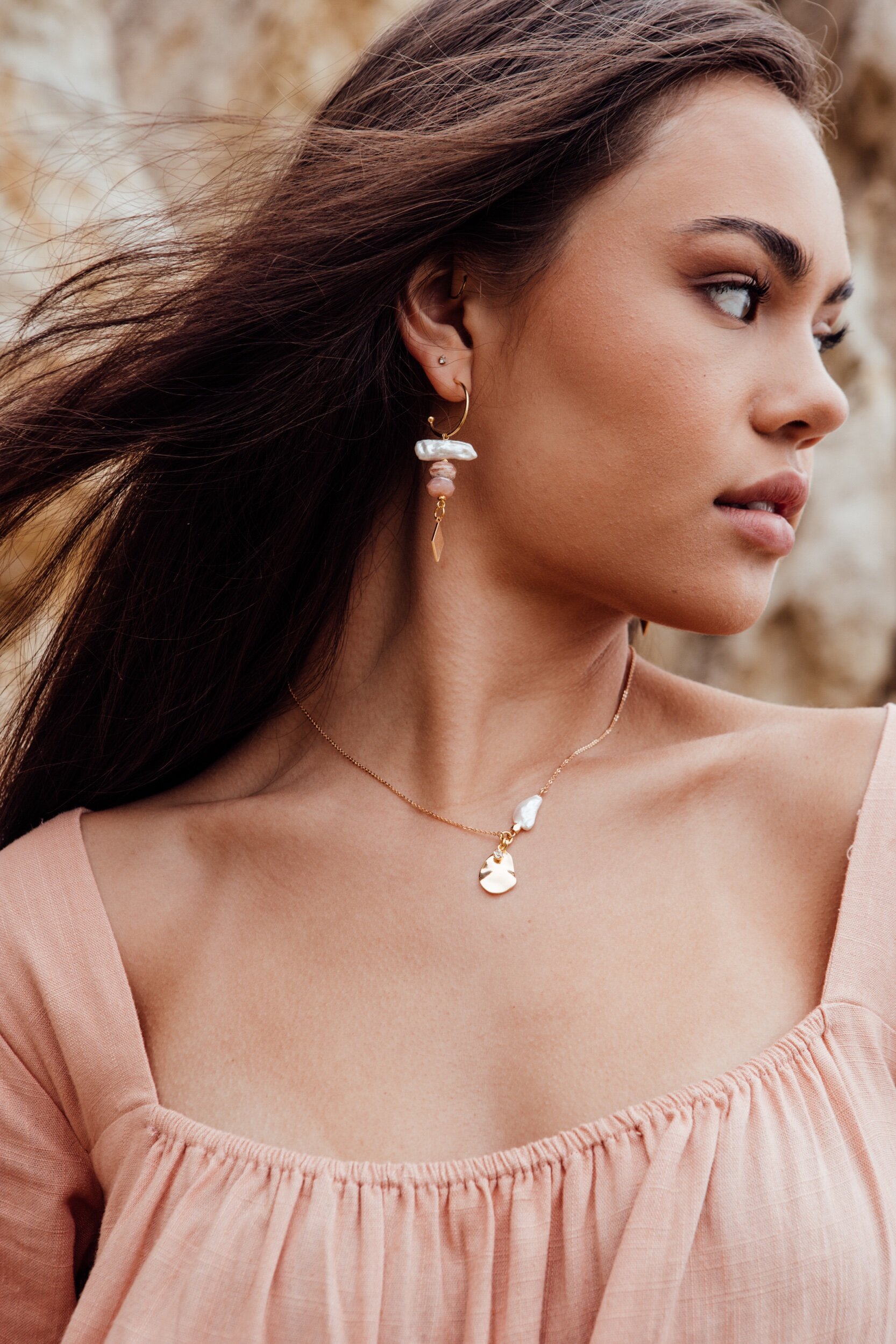 Gold plated Melis necklace (Copy) (Copy)