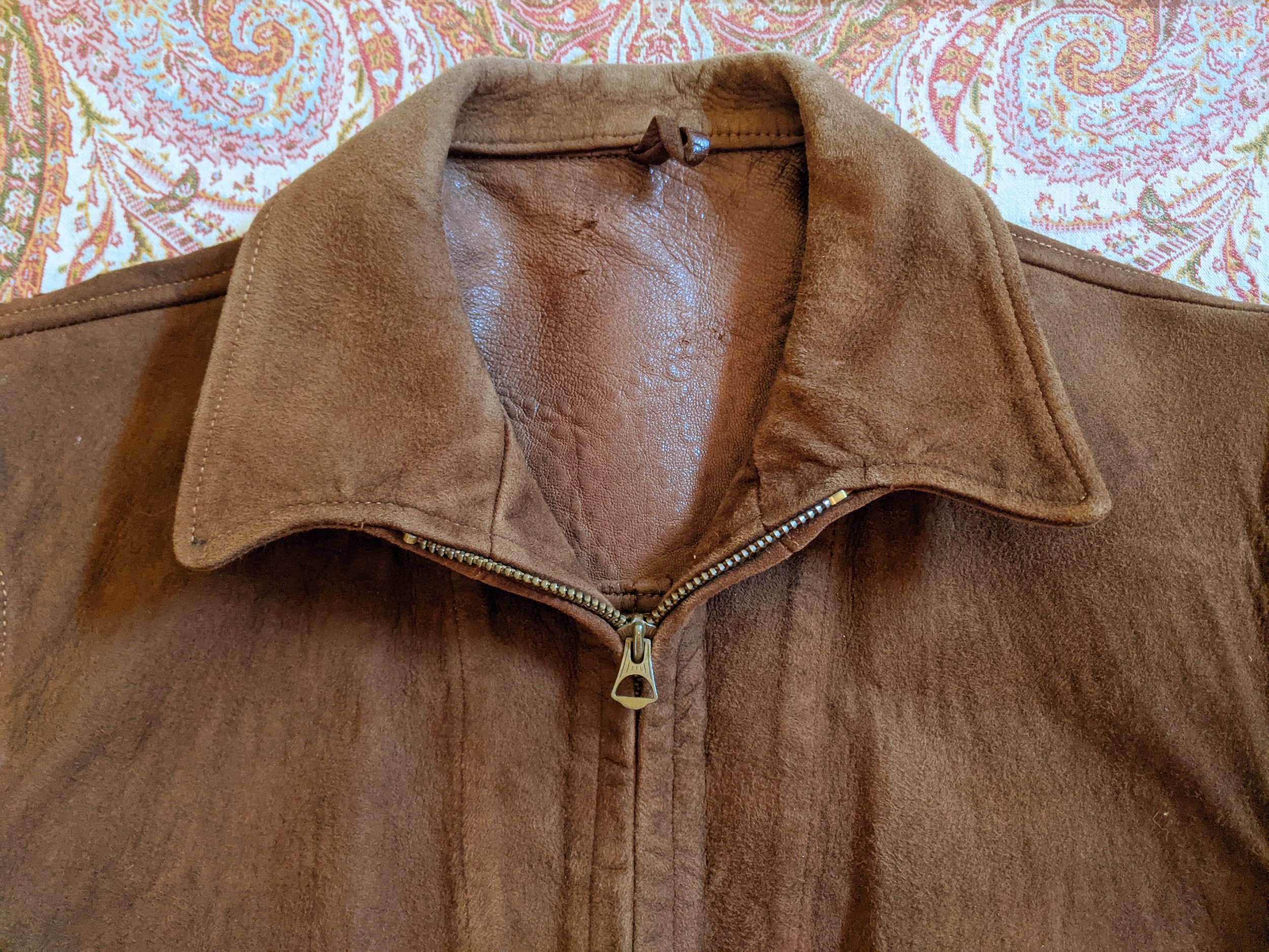 britches brown leather jacket