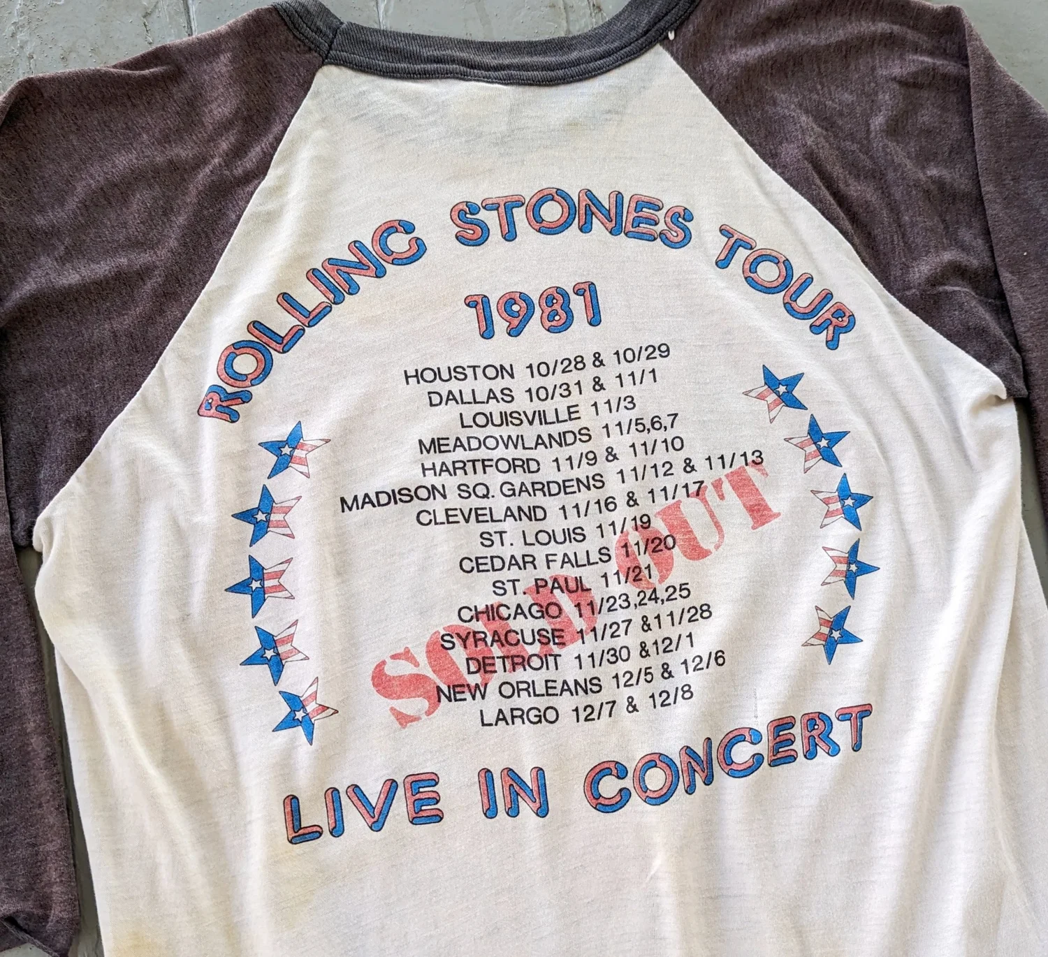 1981 Rolling Stones Tee — DARN VINTAGE