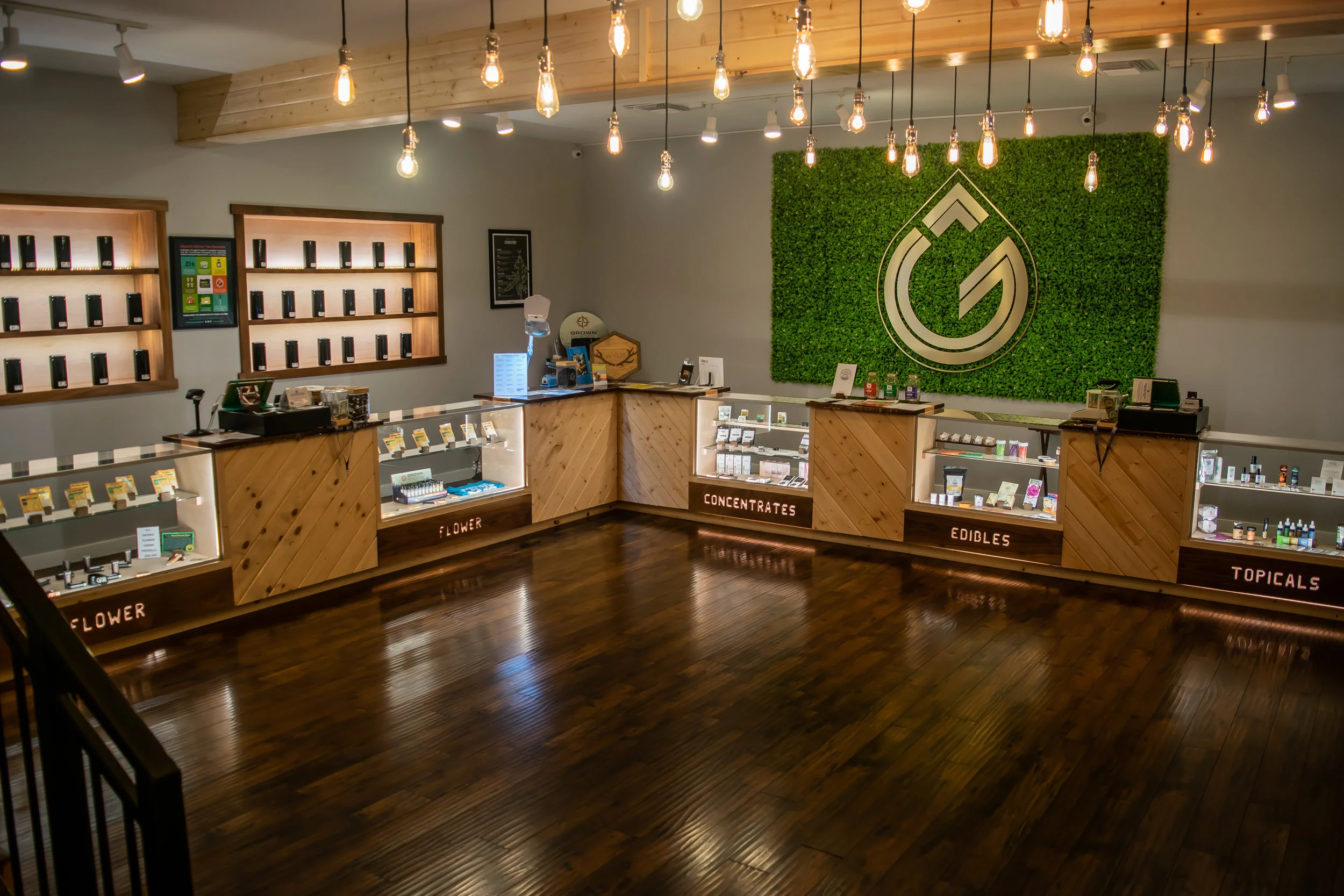 Ground Up Farms dispensary in Medford, Oregon