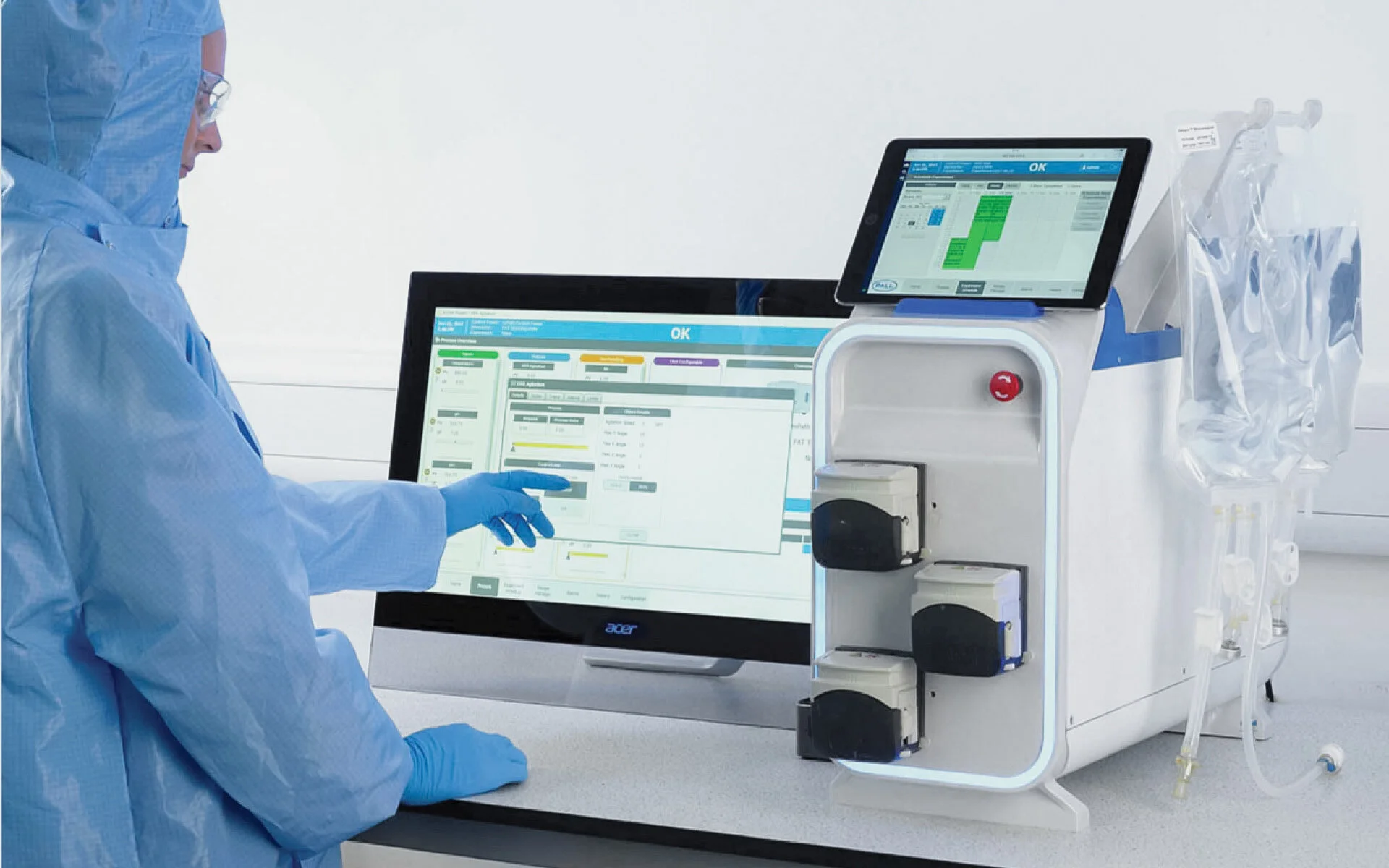 Pall Allegro STR Bioreactor HMI — Acorn Product Development