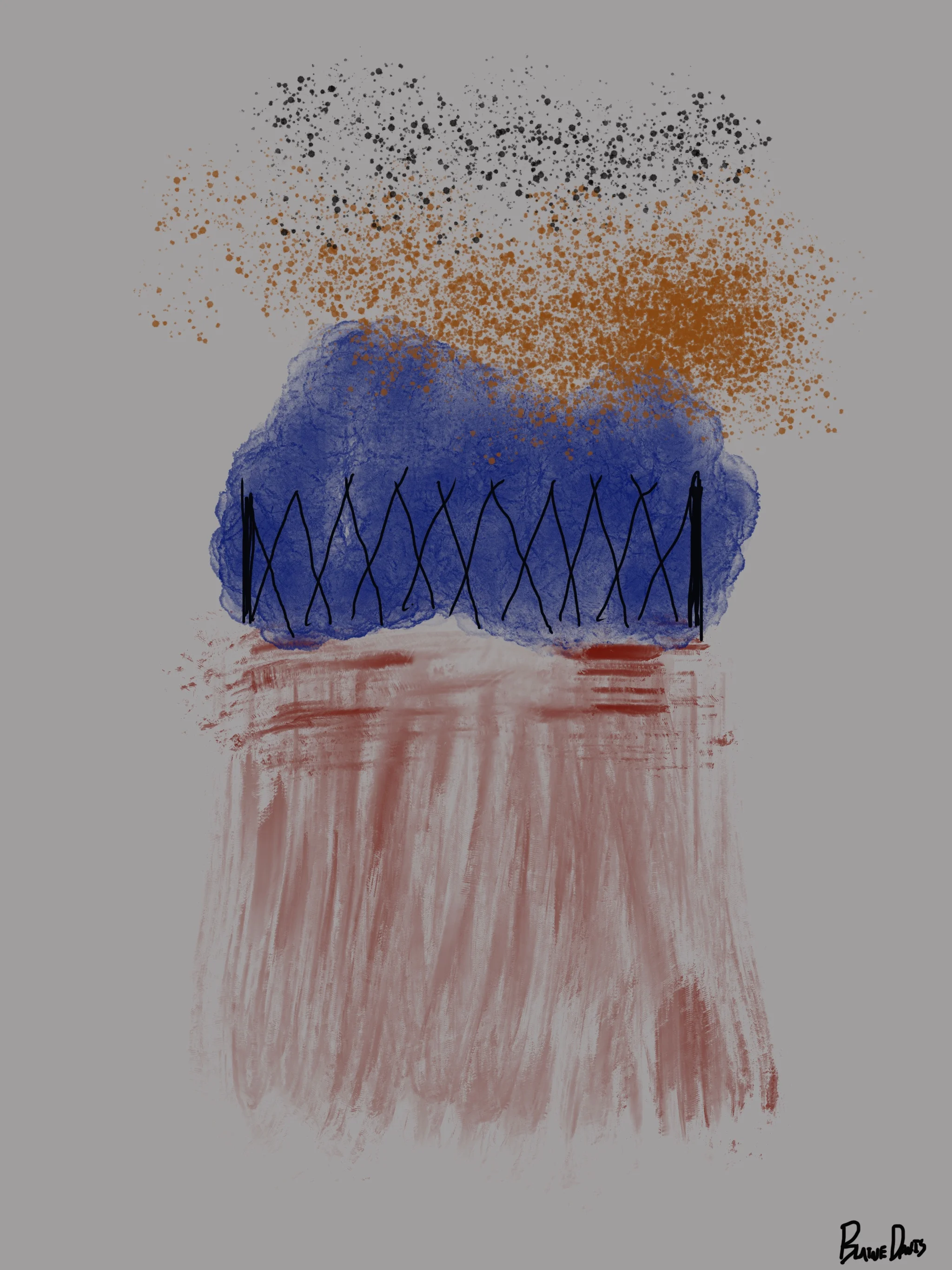 Nighttime Amphitheater - 16x20"