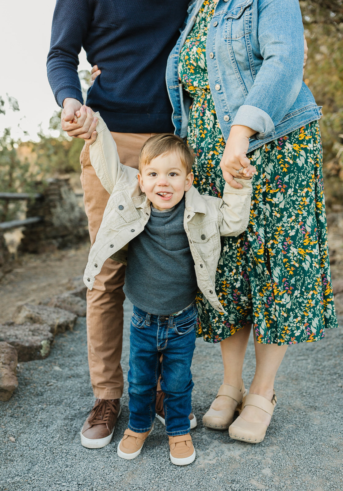 Bend Oregon Family Photographer- Smith Rock State Park-family pictures with a toddler