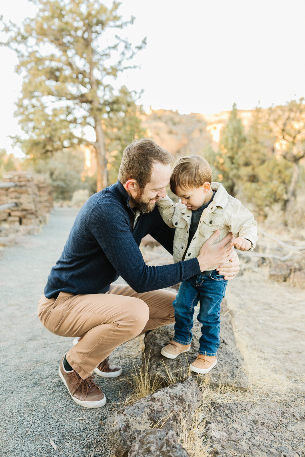 Bend Oregon Family Photographer- Smith Rock State Park-family pictures with a toddler