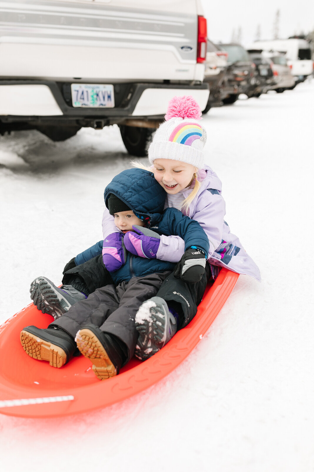 Bend Oregon Family Photographer- Wanoga Sno Play- Winter Family Pictures