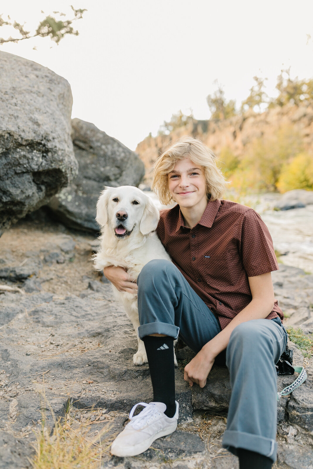 Bend Family Photographer-Sawyer Park- Poses with teenagers