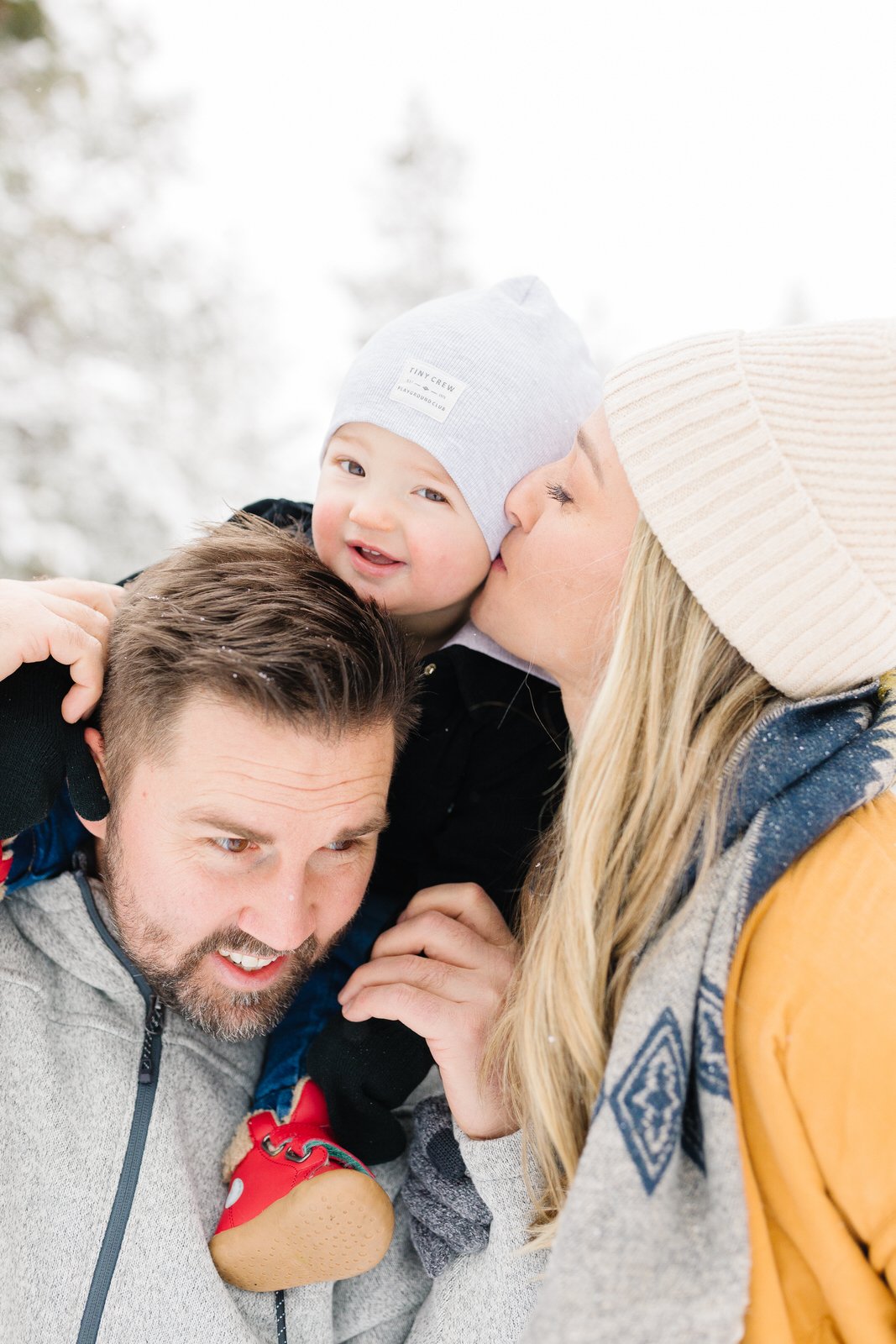 Snowy family pictures- Utah Family photographer- Salt Lake Family photographer- Winter in Utah