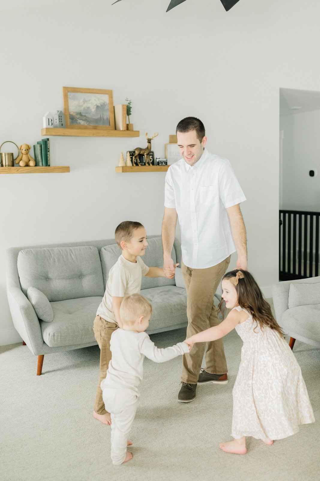 Ogden Utah Photographer-Lifestyle In home session- Utah Family photographer