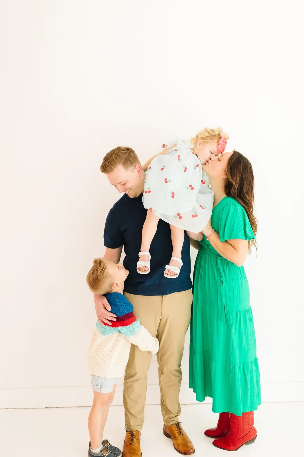 Light Loft Studio- Layton Utah Family photographer- Colorful outfit Inspo for pictures- Eclectic outfits for a photoshoot
