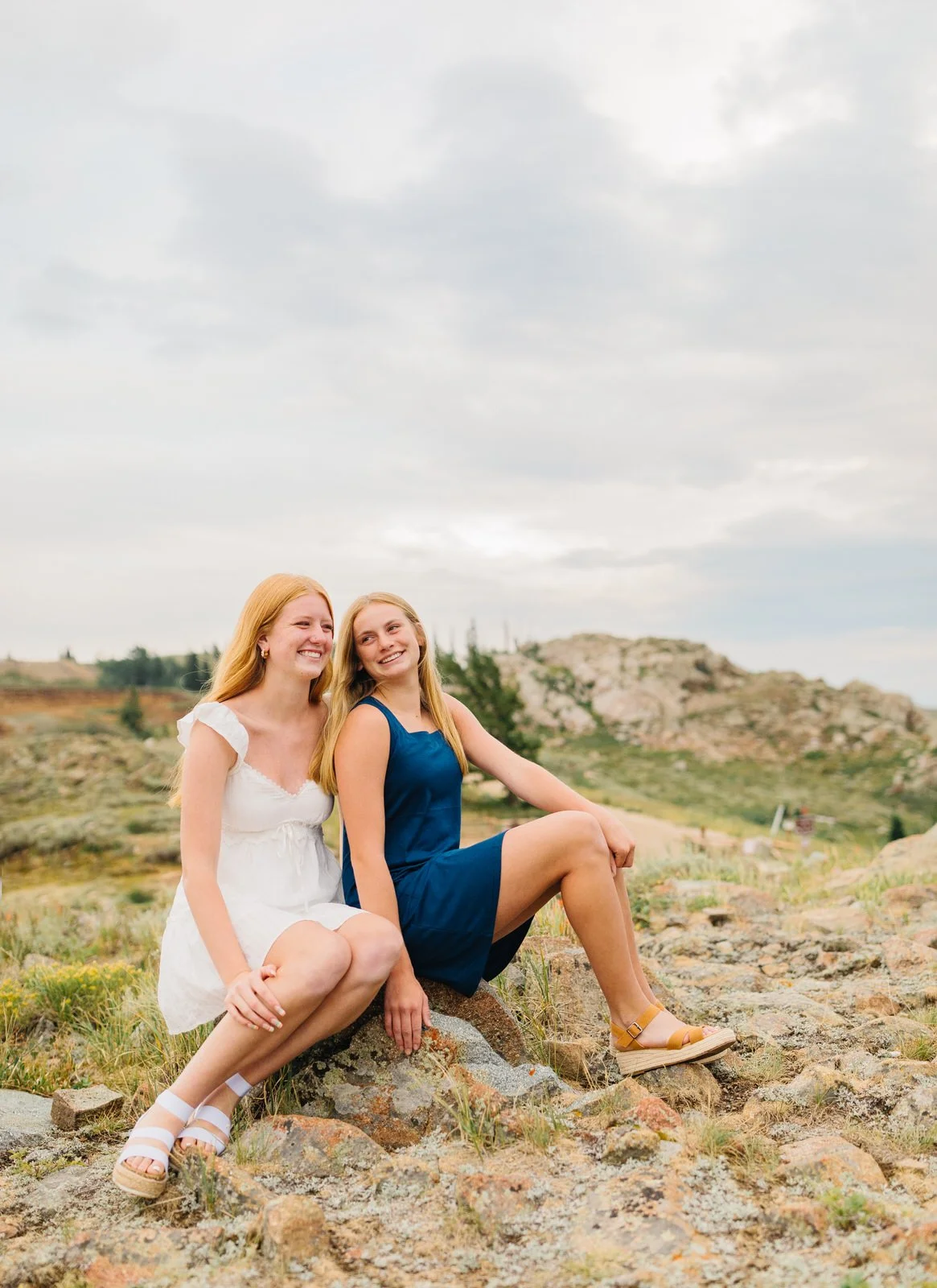 Park City Family Photographer- Empire Pass in Park City- Mother daughter posing ideas