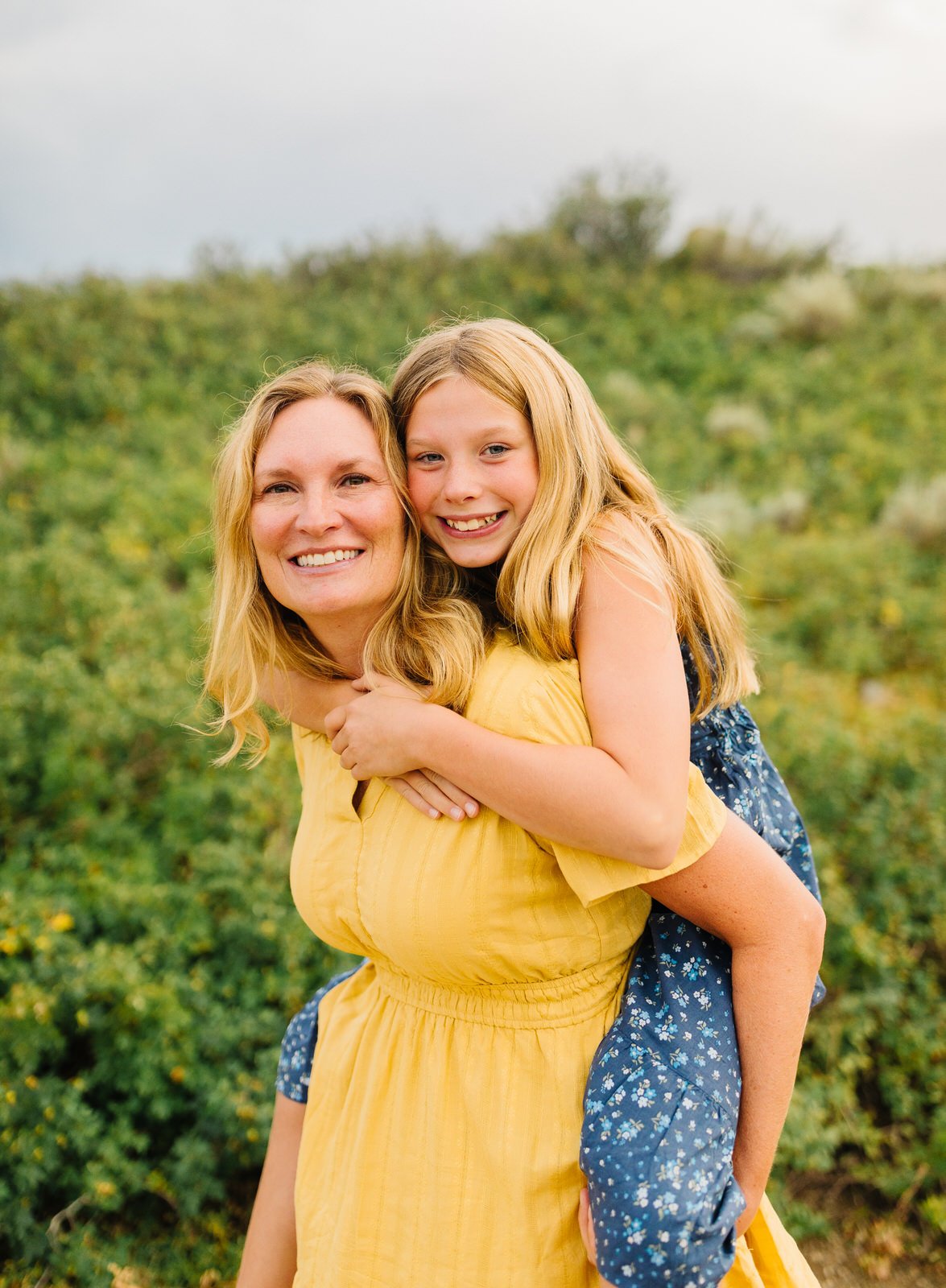 Park City Family Photographer- Empire Pass in Park City- Mother daughter posing ideas