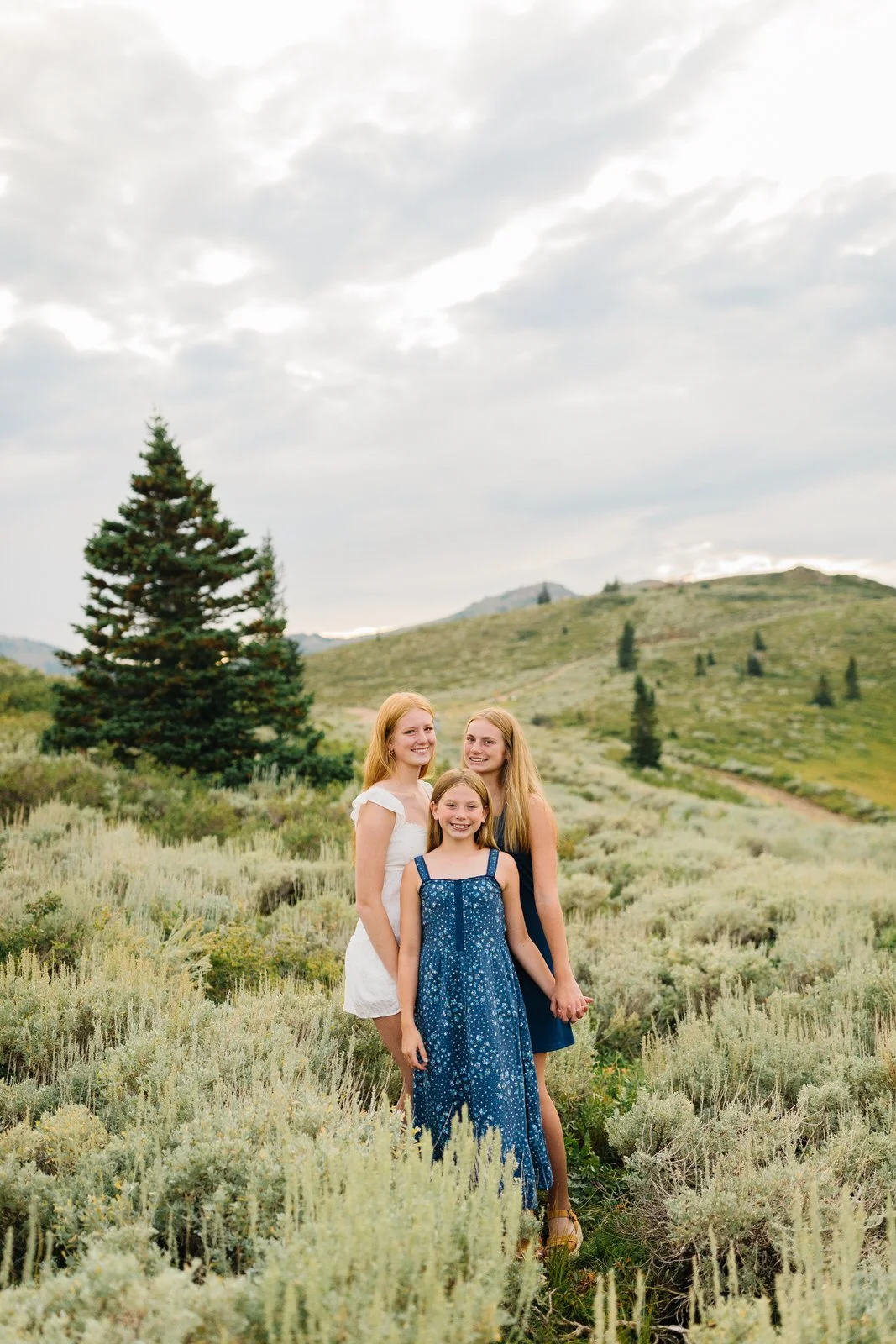 Park City Family Photographer- Empire Pass in Park City- Mother daughter posing ideas