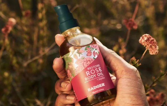 Badger Rose Body Oil at natashasol.com