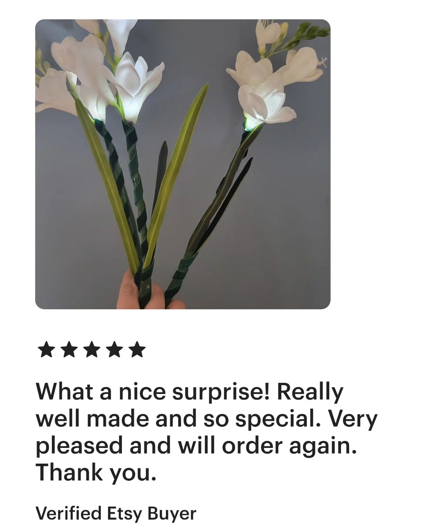 We appreciate the kind and homest review! If you have a wedding coming up and want it to be like the #crazyrichasianswedding scene or you can't use fireworks,  get our custom-made #weddingwands at
https://ledlutions.etsy.com

#weddingsendoff #lightup