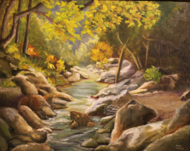 Blue Ridge Creek Oil on Canvas 16x20