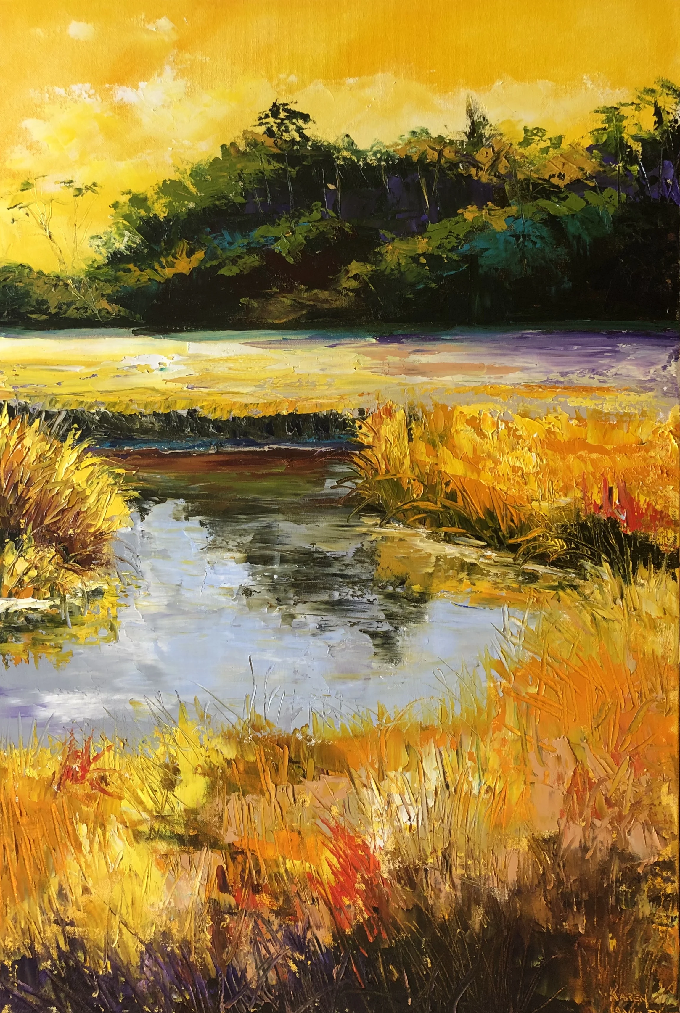 Sunkissed Oil on Canvas 24x36