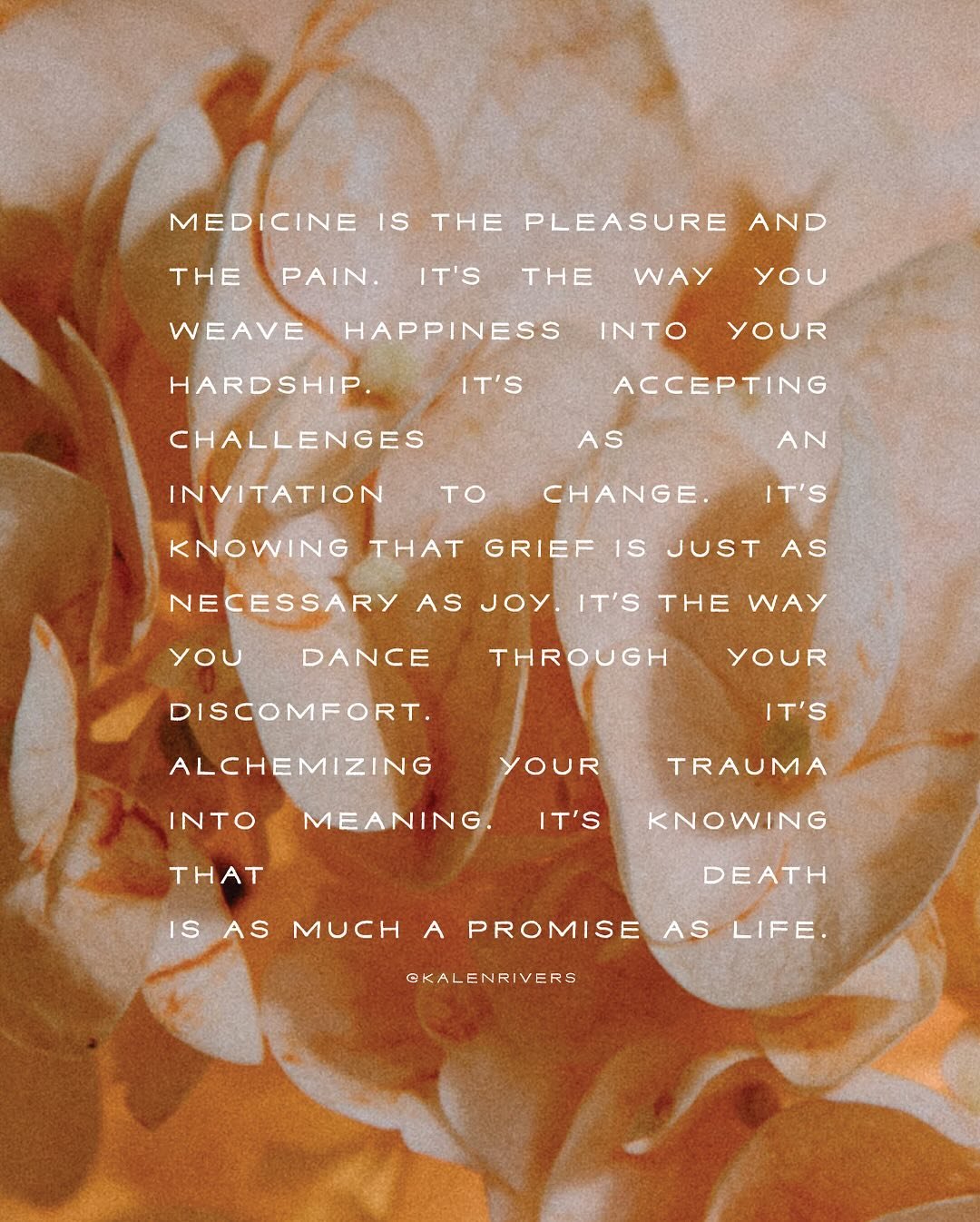 Excerpts from my latest Substack &mdash; the final piece of my 3 part healing story 💫 THE MEDICINE THAT HEALED ME. 

And no, it wasn&rsquo;t a miracle face wash 
or a convenient pill to pop
it wasn&rsquo;t finding the perfect diet
or the right combi