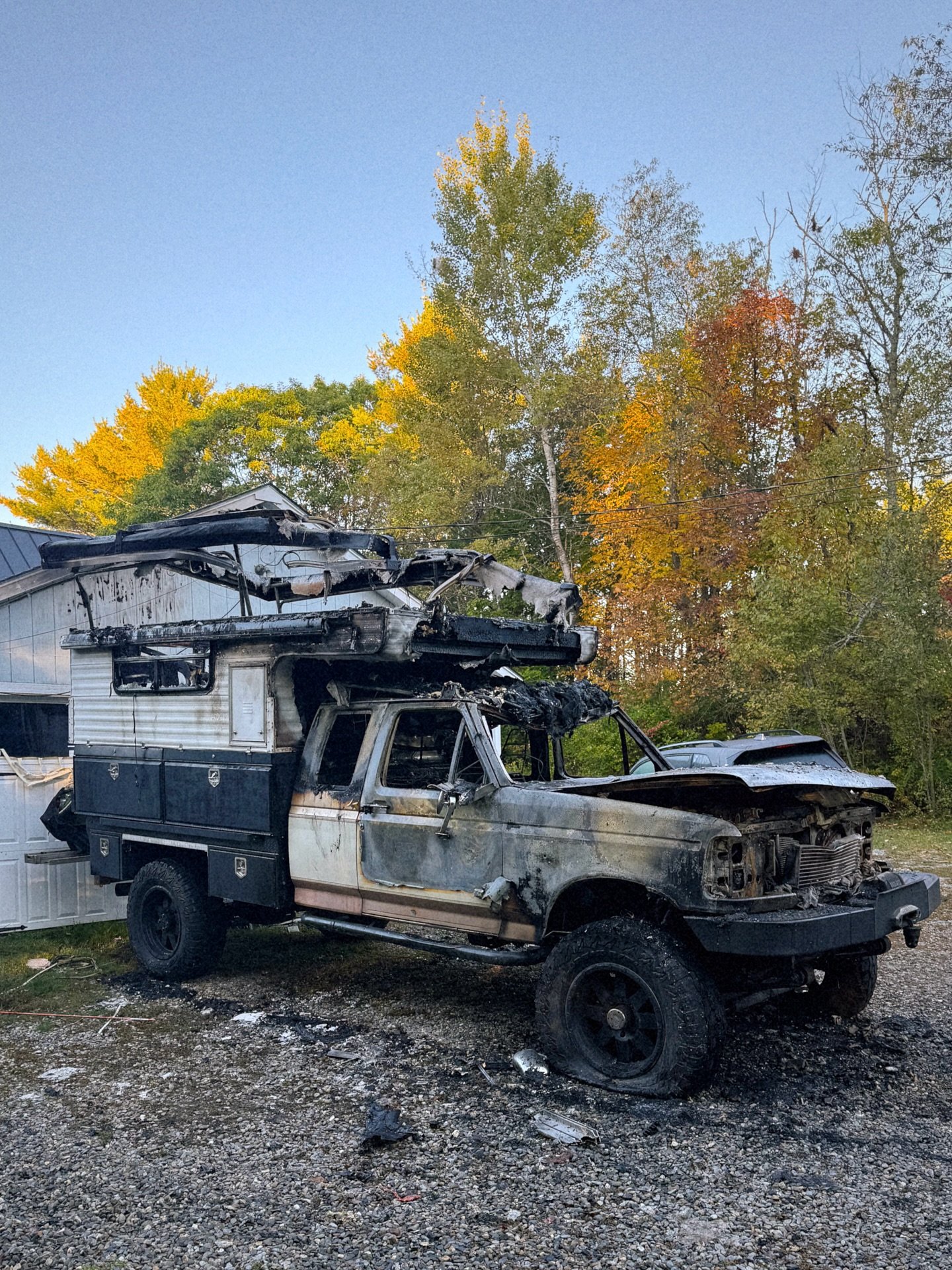 &ldquo;The truck closest to the garage is on fire.&rdquo; My friend, on the phone with the landlord of the Airbnb they&rsquo;re renting says out loud at the table. Before I&rsquo;m even able to confirm what was spoken Kyle&rsquo;s gone, running to th