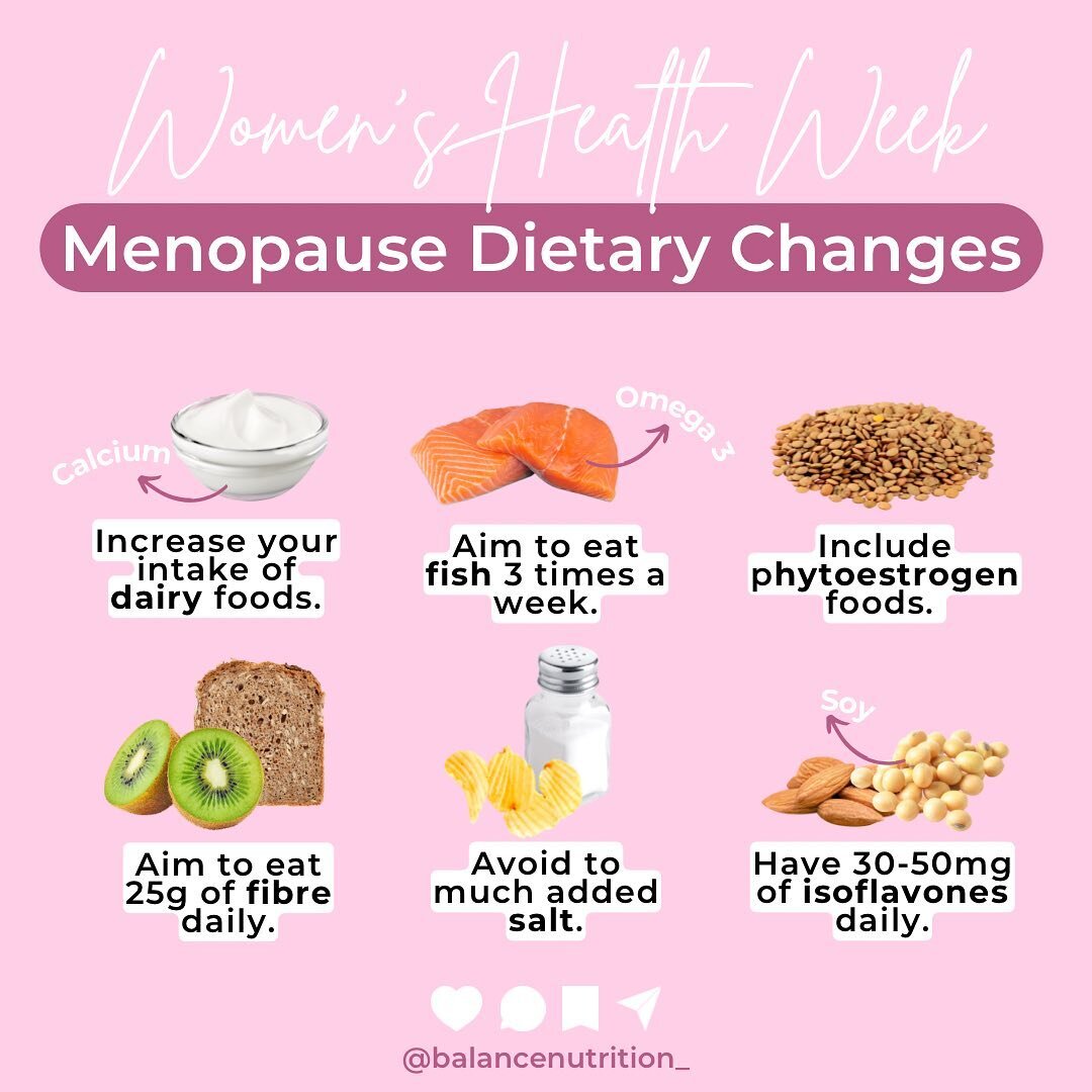 Women's Health Week Day 2: Menopause Matters

In light of women's health week its time to talk menopause &amp; what dietary changes are needed to support this life stage.

Menopause marks the end of menstruation &amp; may result in a number of sympto