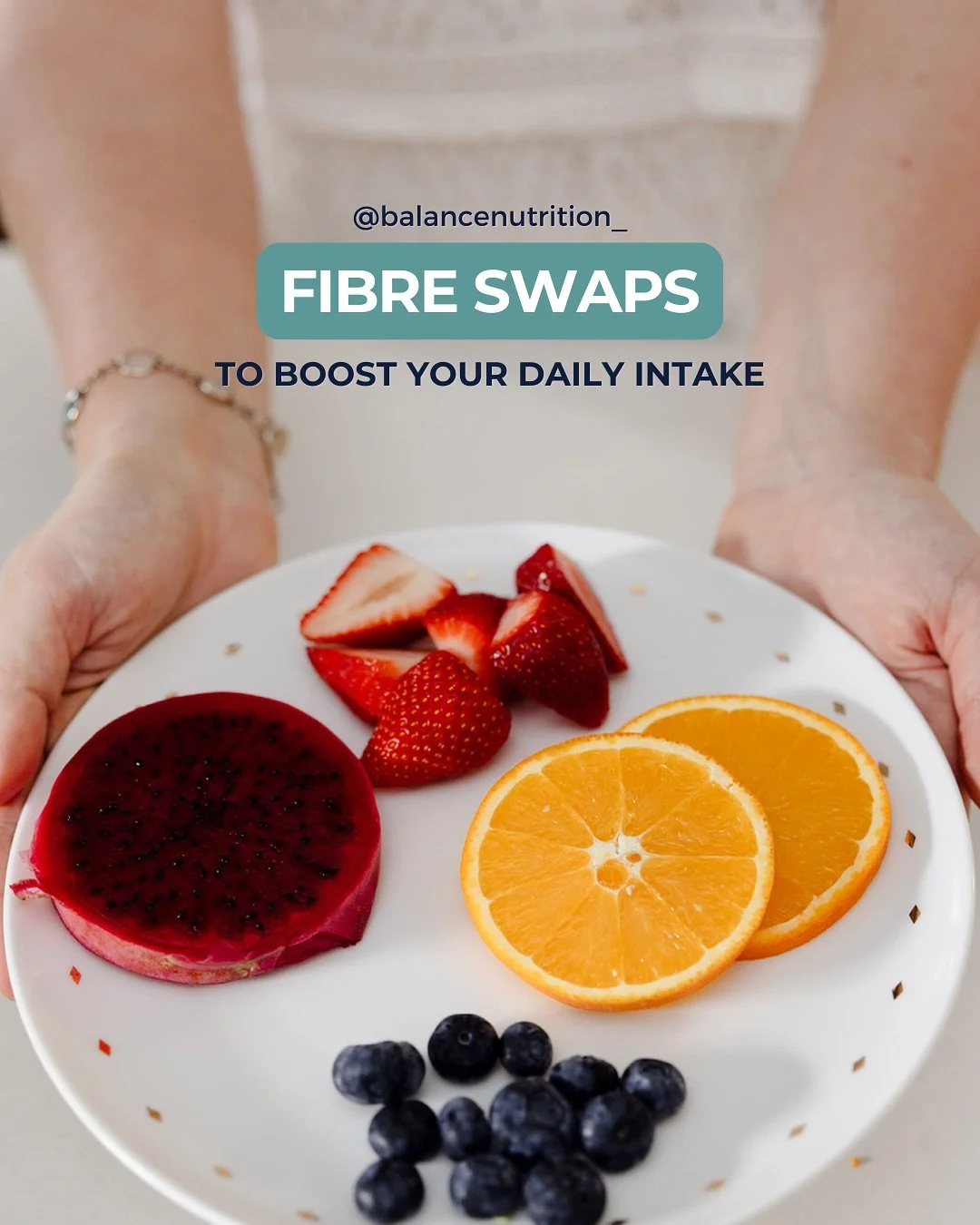 Did you know the recommended daily intake (RDI) for fibre is around 25 g for women and 30 g for men? 

Most Aussies fall short, but small swaps can make a big difference!

Why fibre matters:
✨ Nourishes your gut microbiome (happy gut)
✨ Helps reduce 
