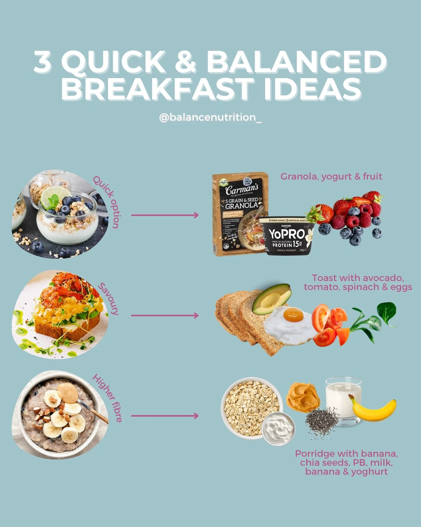 There’s a reason we love starting the day with breakfast at Balance Nutrition 🥣
It’s your chance to fuel up for the day ahead, boosting energy, topping up nutrients, and taking a quiet moment to enjoy your food before things get busy.