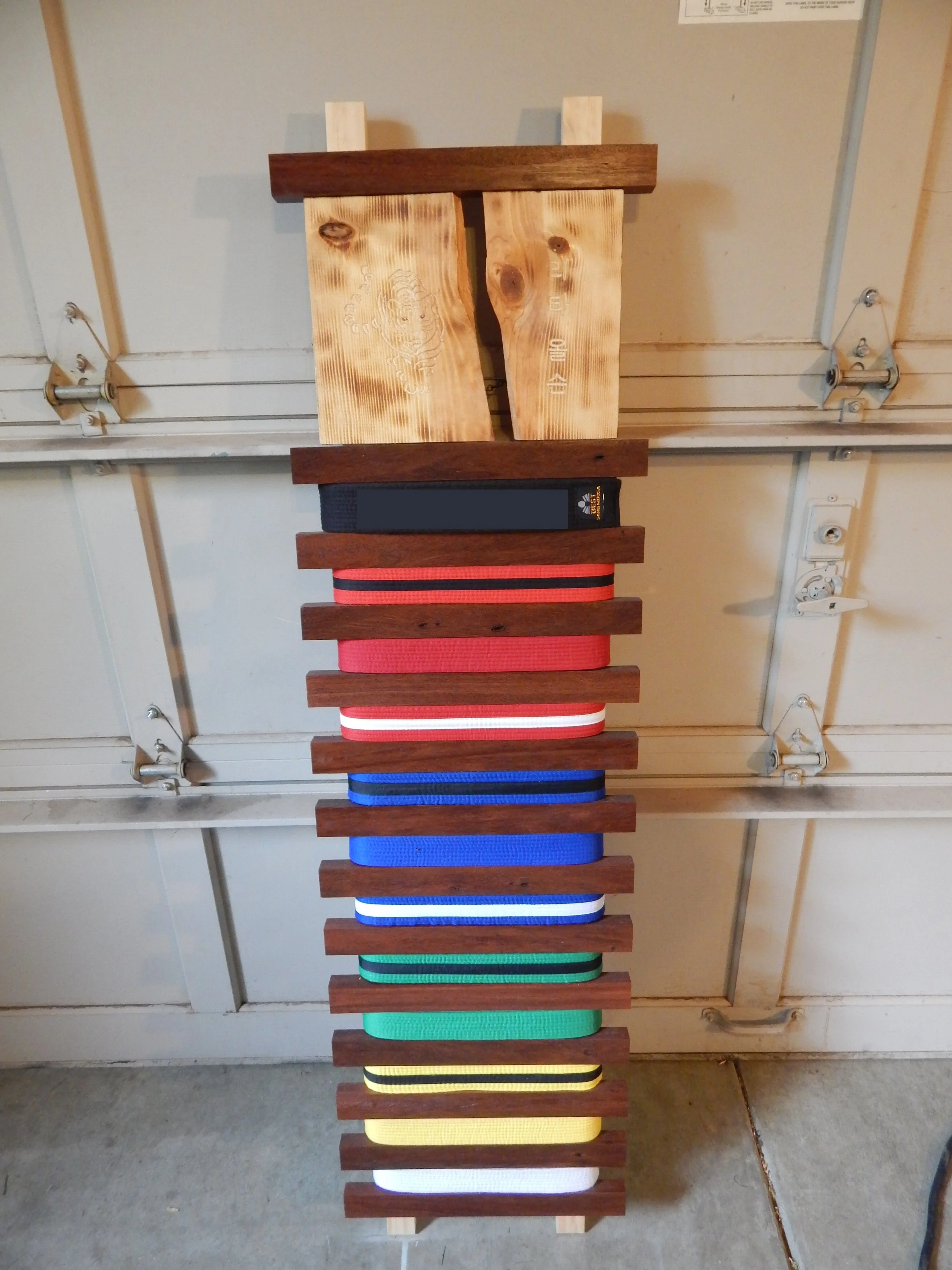 Tae Kwon Do Belt Display