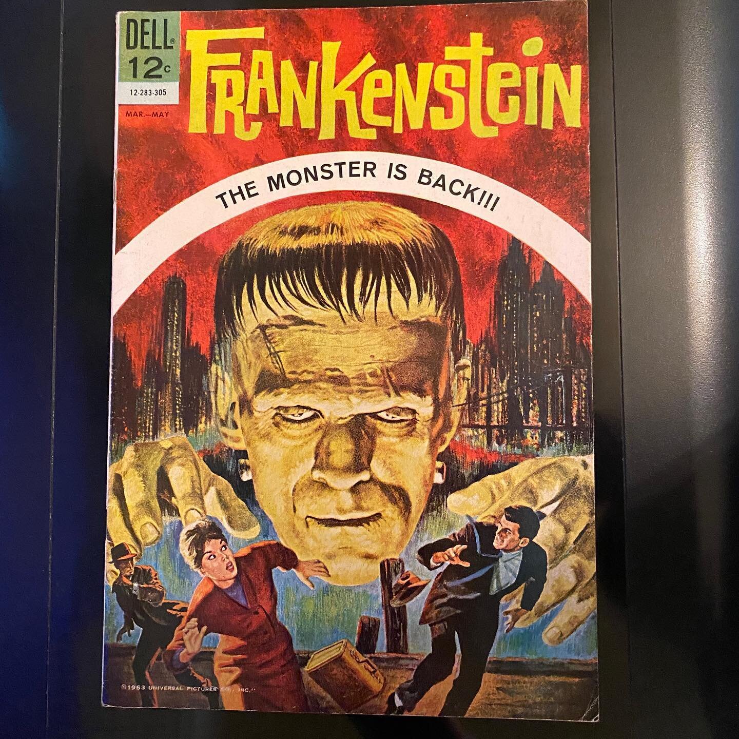 Monday mail call! Here&rsquo;s a couple more very fun items that arrived this morning. First is Frankenstein by Dell Comics from spring of 1963. This is in great shape and will be added to the Dell books I recently picked up: Dracula, Wolfman, and Mu