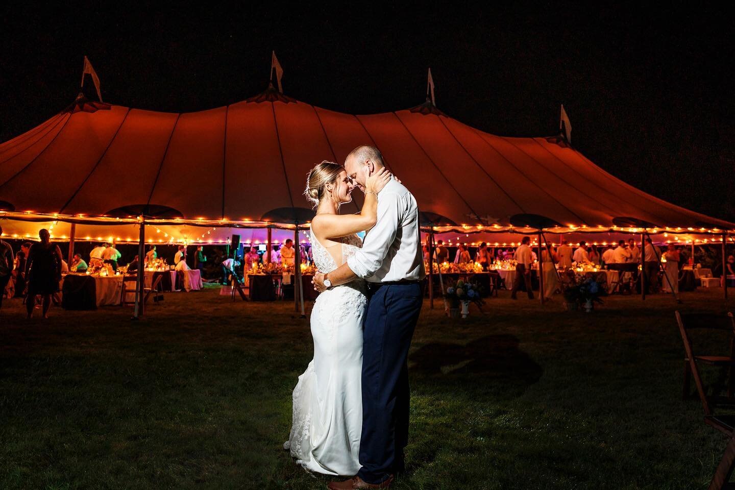 Still catching up on posts from a busy September. I just had to post one of my signature night photos. When you have a beautiful outdoor wedding, you have to capture the tent!