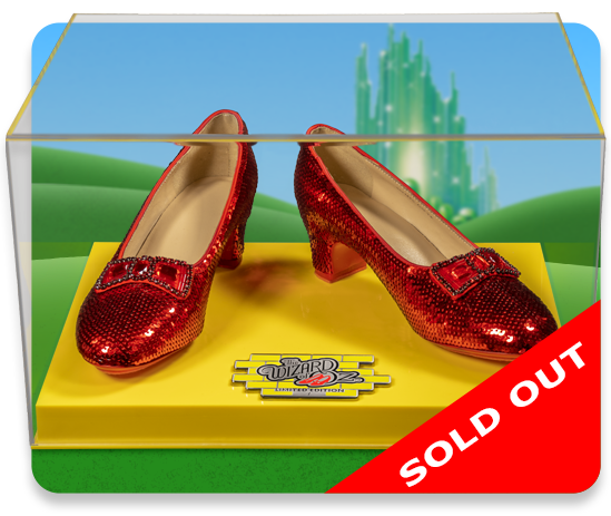 Vintage 90s Red Glitter Dorothy Wizard of Oz Ruby Slippers T-Strap Strappy  Thick Chunky Block Heel Club Kid Goth Metallic Sandals Shoe 8.5