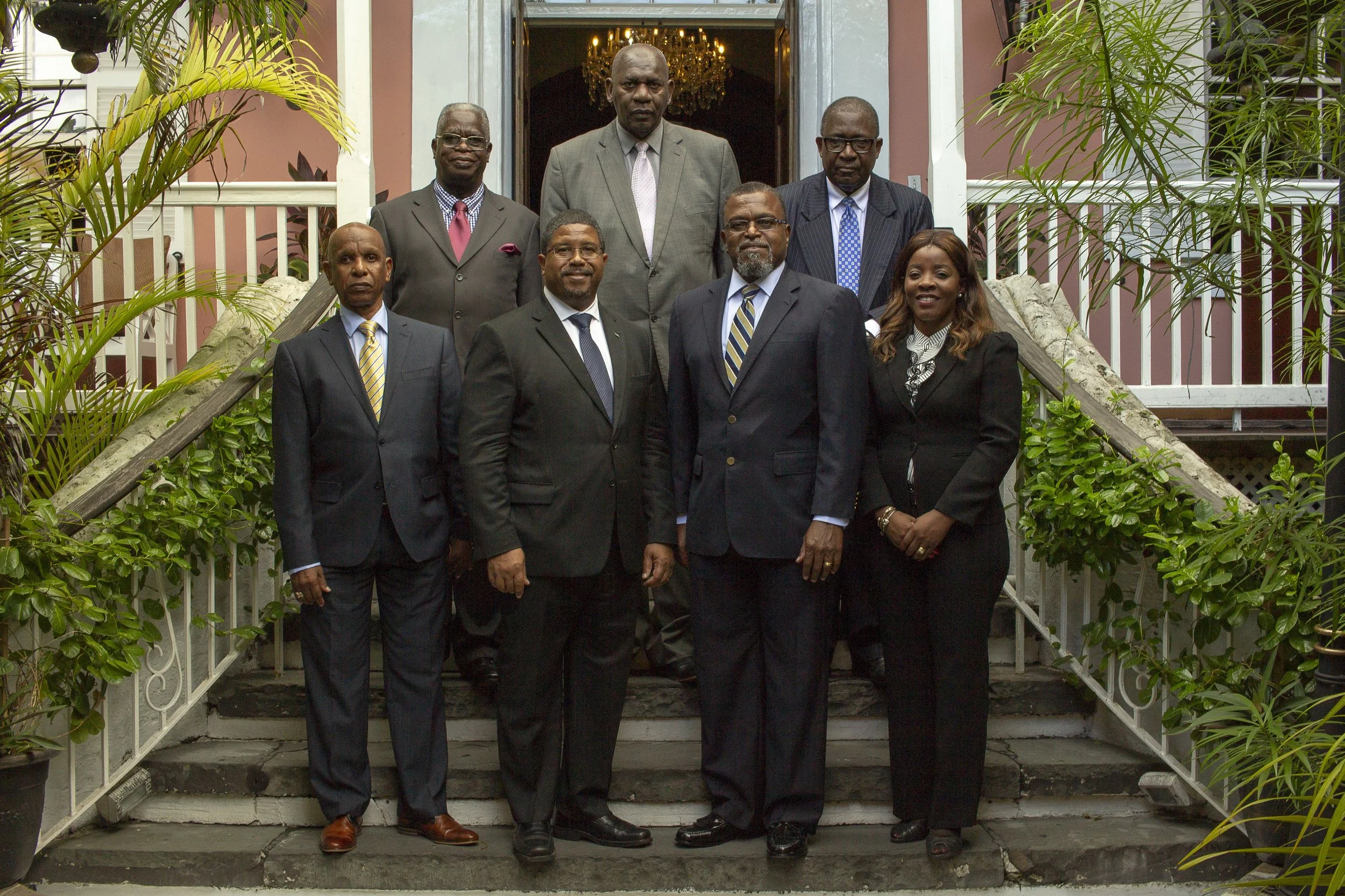 BDB Past Managing Directors Meet During 40th Year Activities - Photo: ZNS Bahamas