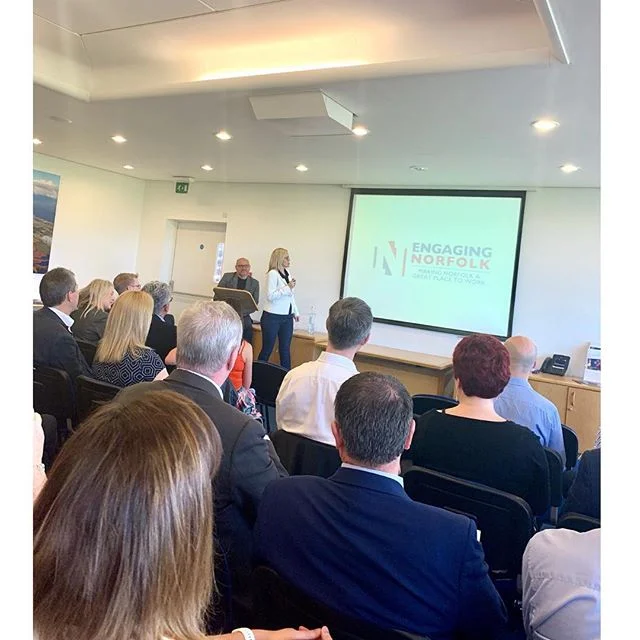 Amazing morning at Birketts LLP, hearing from Cassandra Andrews and Brian Bush from Engaging Norfolk about developing, identifying and engaging your current workforce. @swarmbe_recruitment love it!#recruitment #engagingnorfolk
