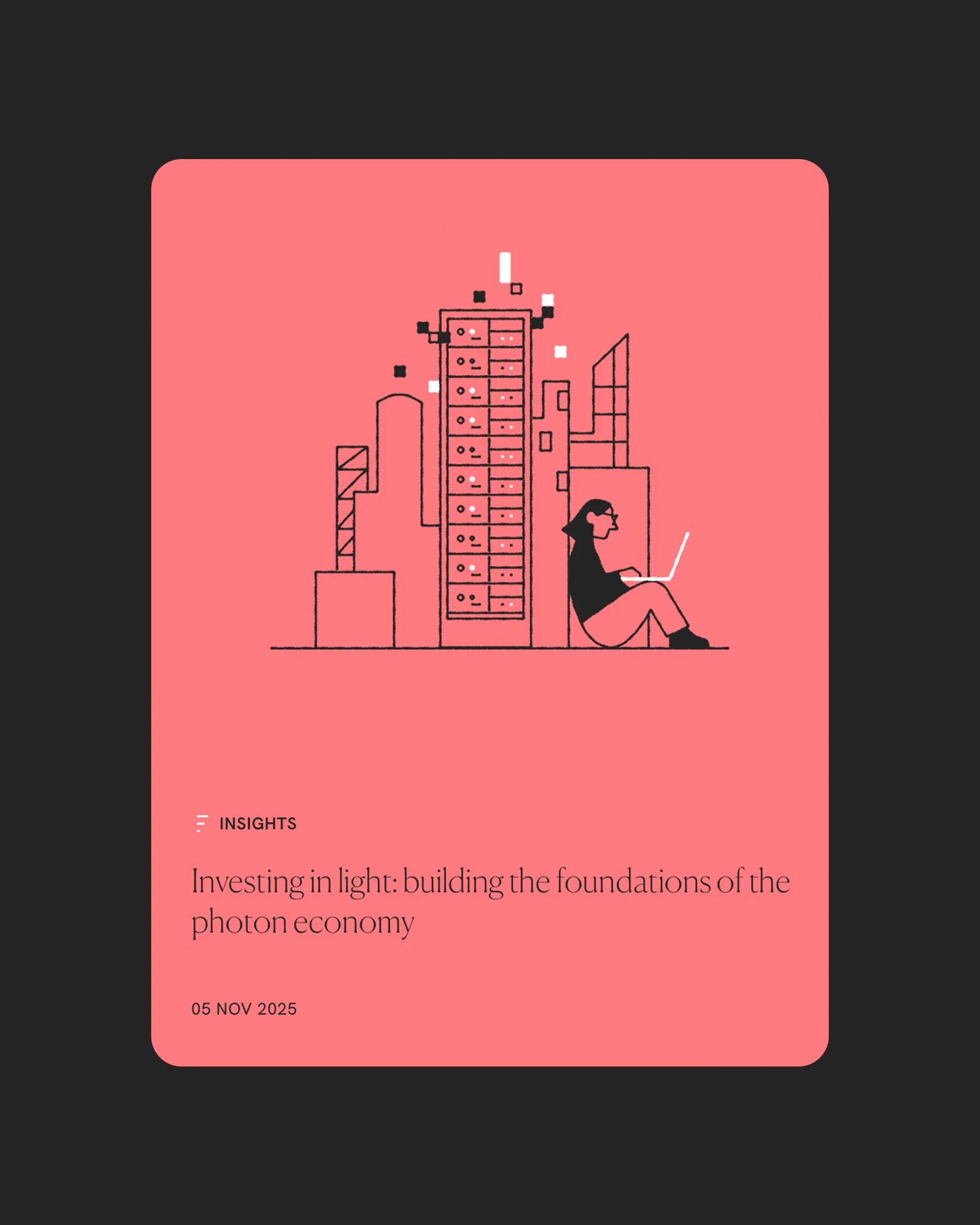 Illustration library for Foresight Group by Fran Pulido. Art direction by Gather London. Black line, conceptual illustration, vectorial illustrations