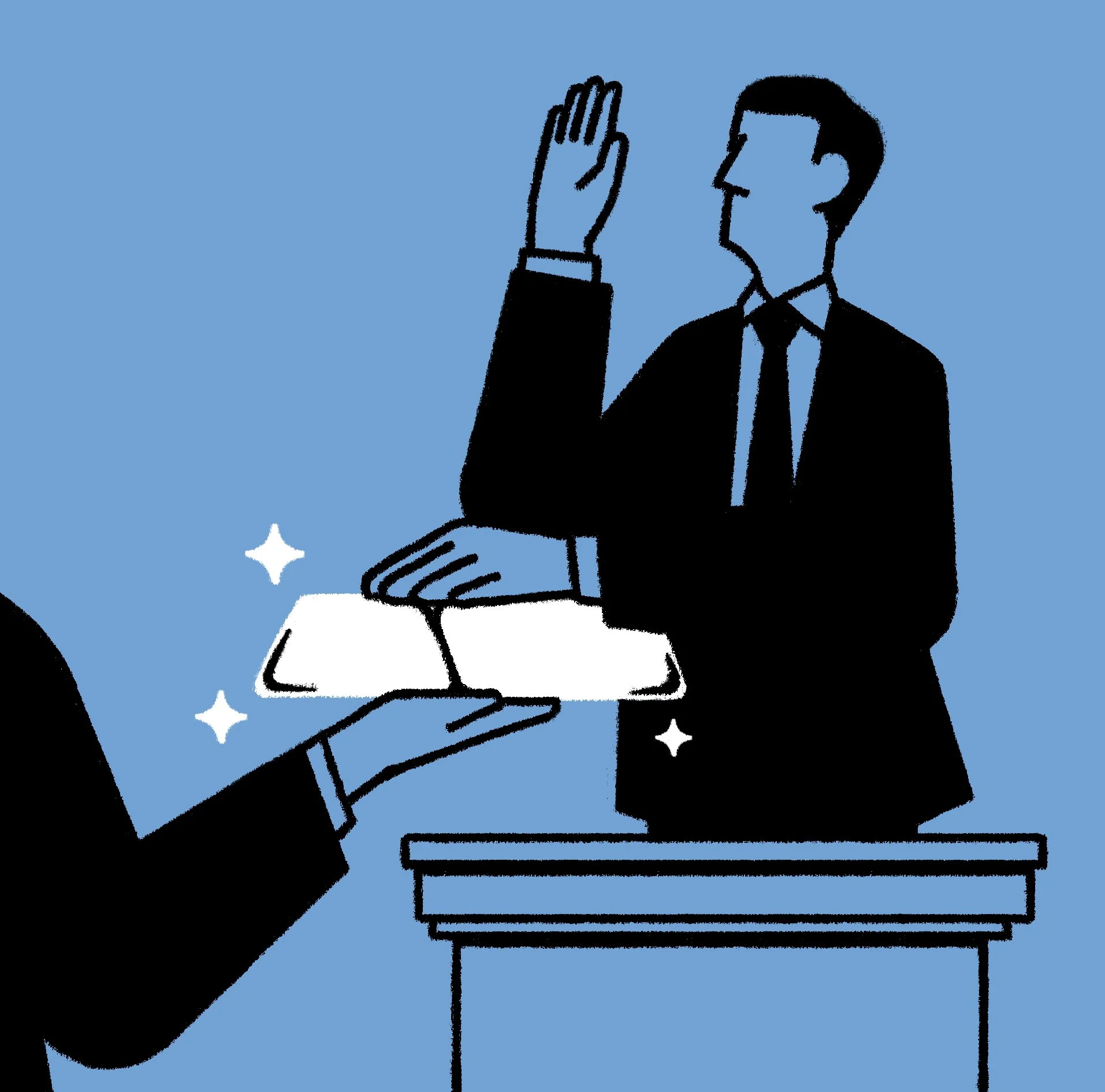 Editorial illustration published in El Pais spanish newspaper. Black and white illustration. Black line drawing. 