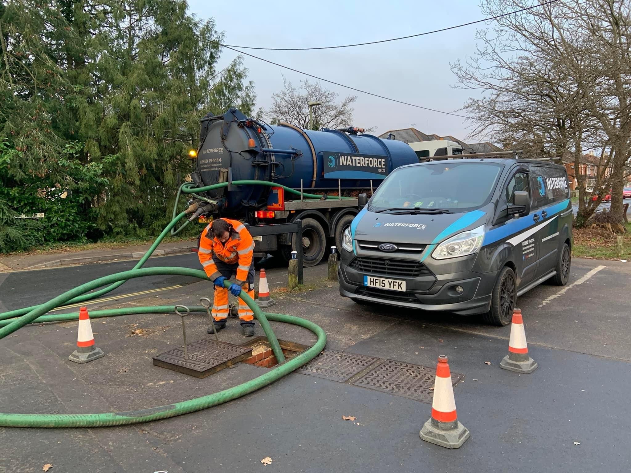 All units undertaking storm drain maintenance