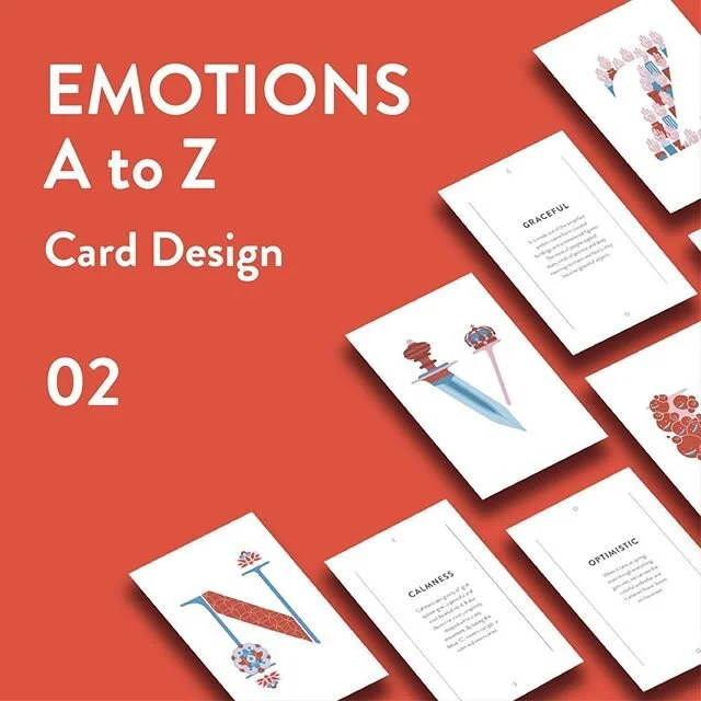 Emotion A to Z Illustration Cards - 02
https://www.behance.net/gallery/60957671/Emotions-A-Z-Cards

#graphicdesign #graphicdesigner #typography #typedesign #card #cards #carddesign #carddesigns #playingcards