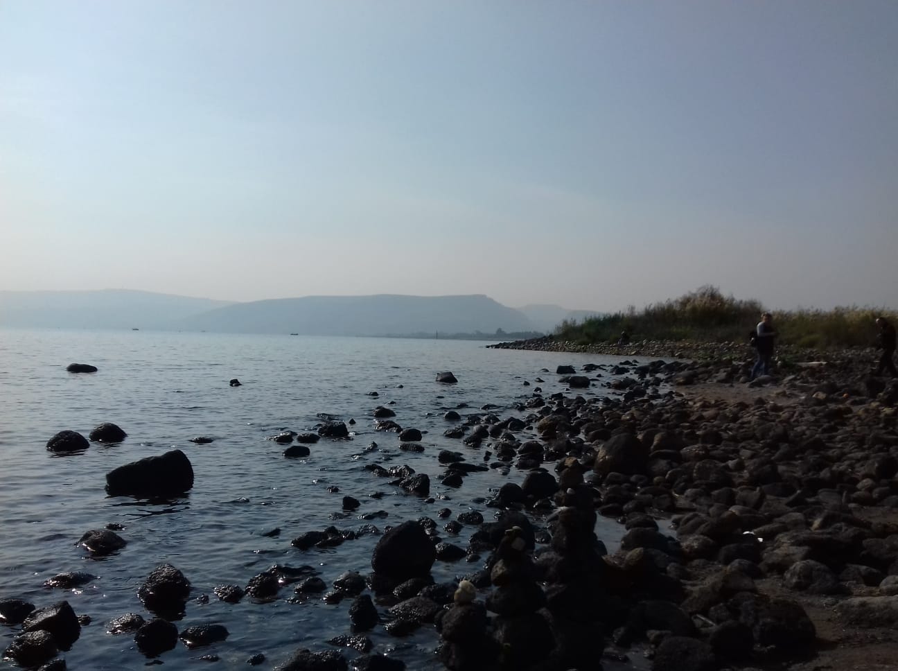 The shore of lake Galilee