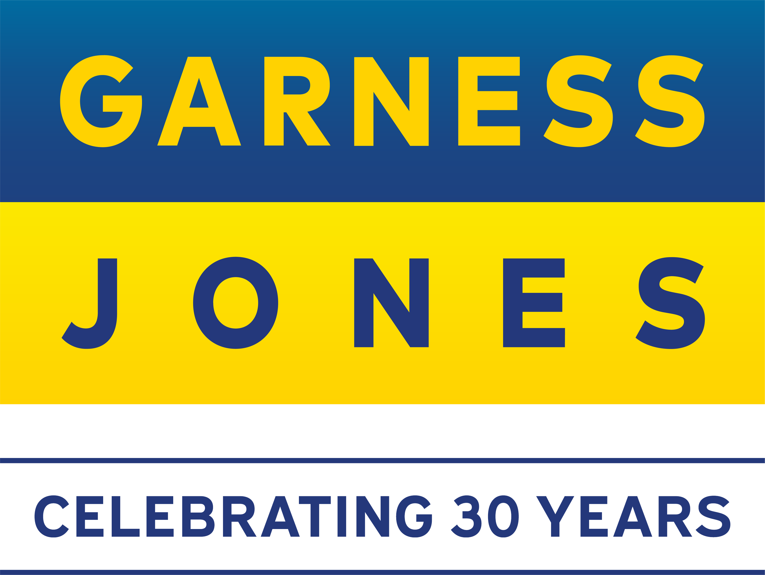 Garness Jones - Celebrating 30 Years (Primary Logo).png