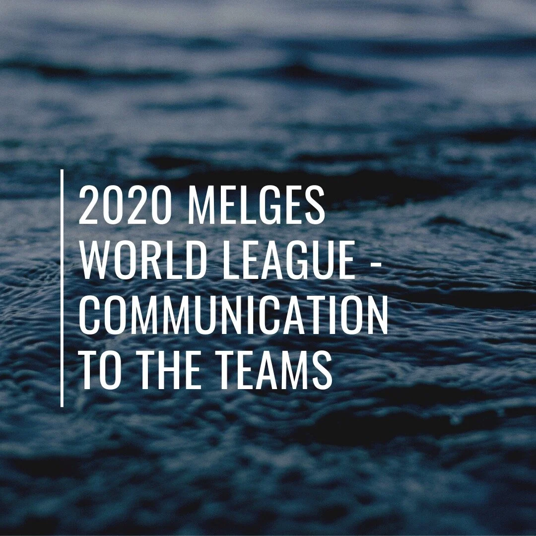 2020 MELGES WORLD LEAGUE - COMMUNICATION TO THE TEAMS